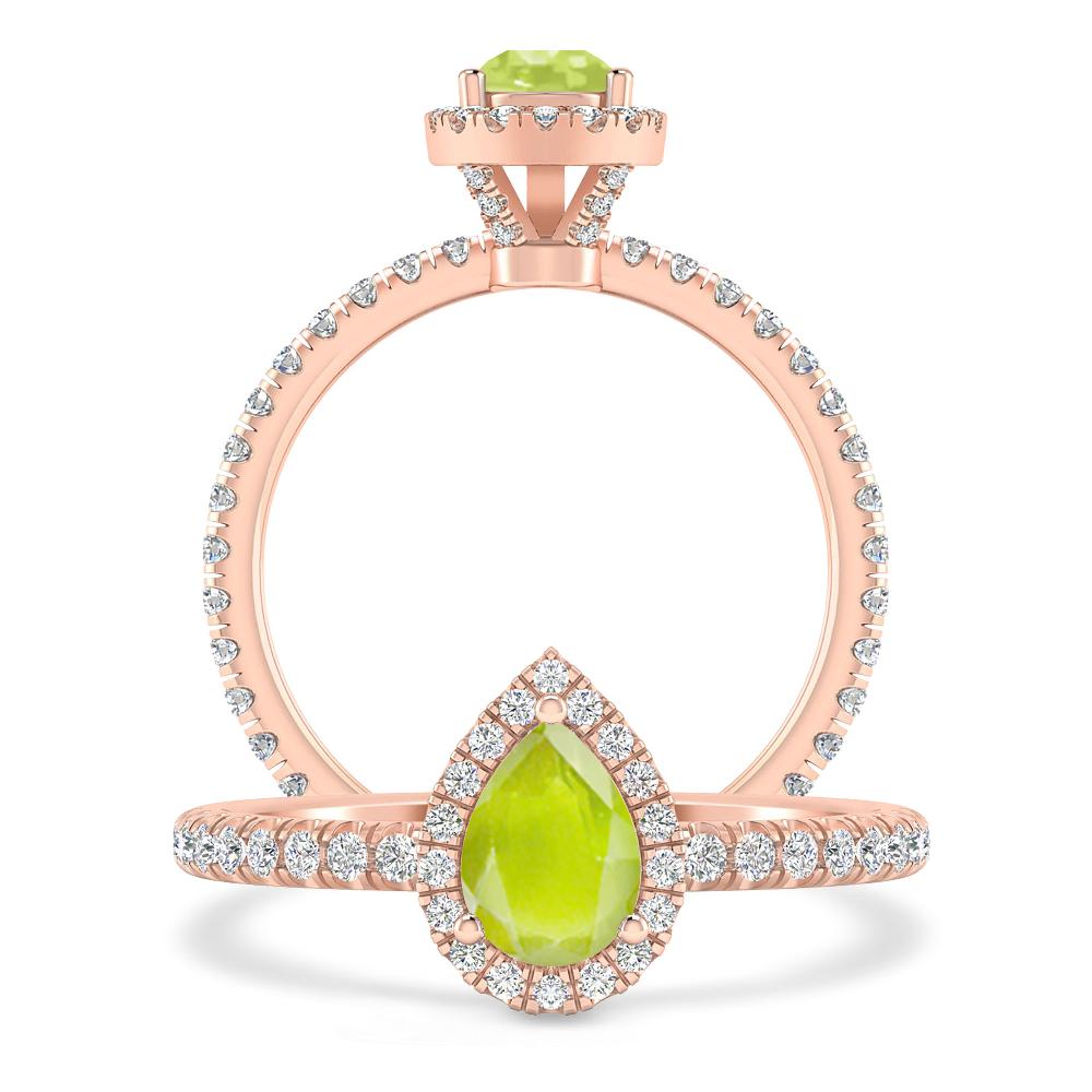 Rose Gold - Peridot