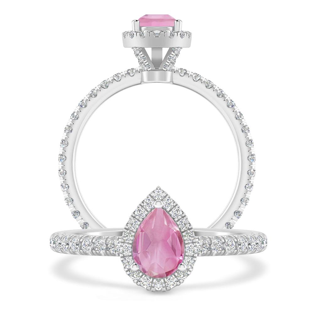 White Gold - Pink Tourmaline