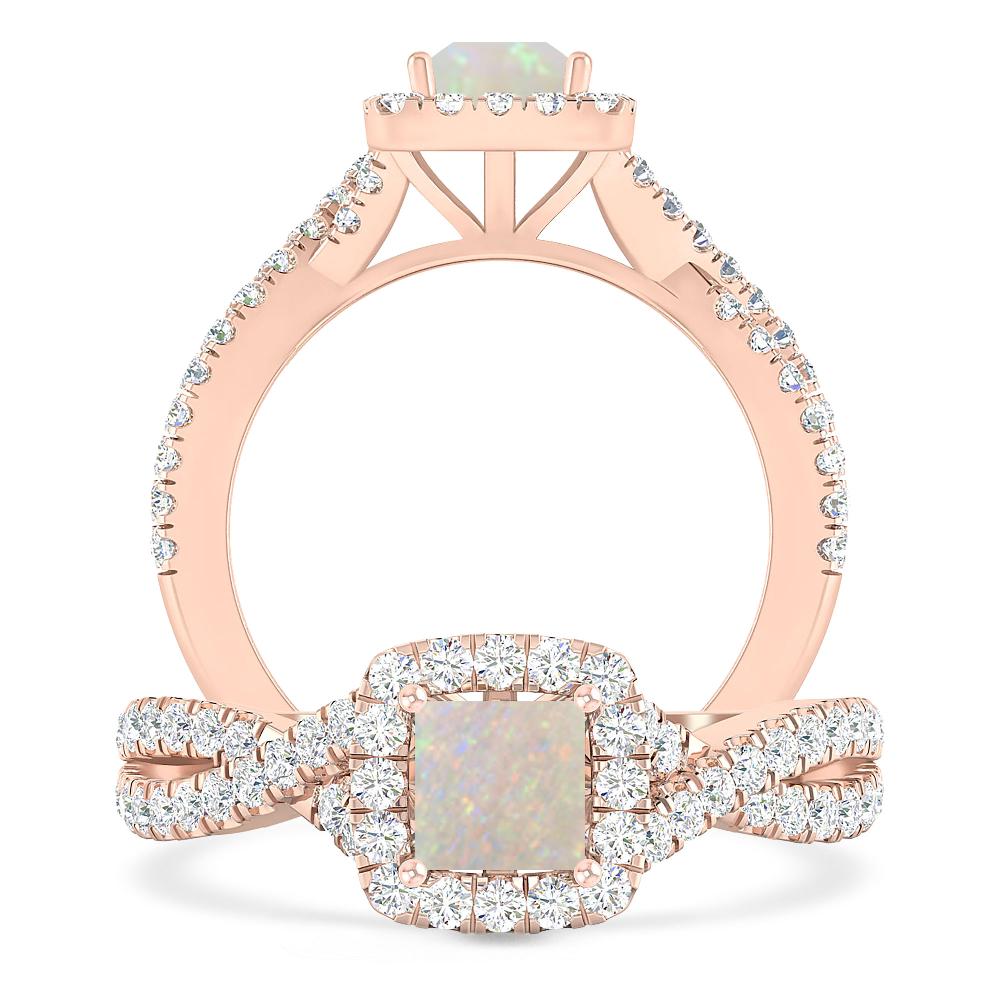Rose Gold - Opal