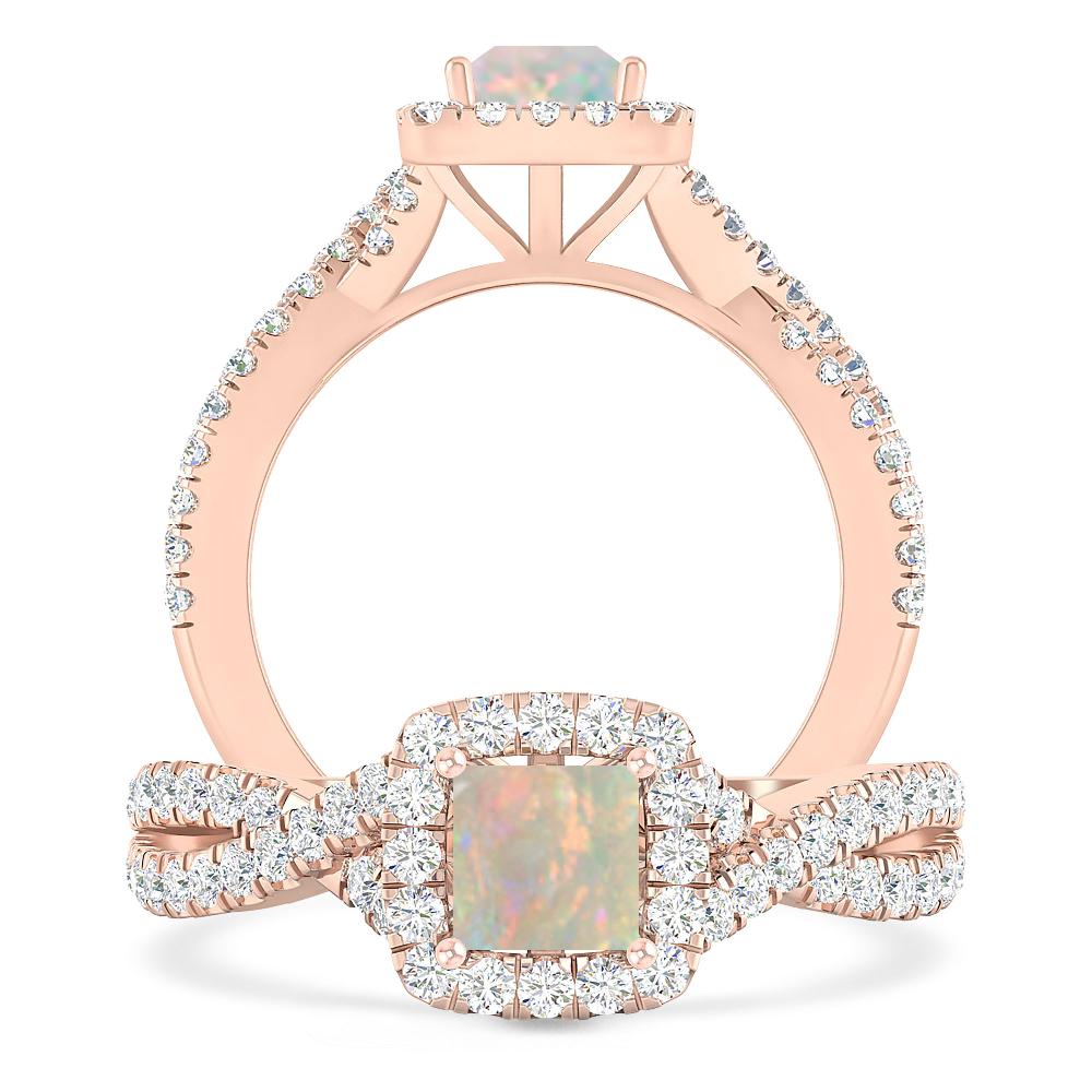 Rose Gold - Opal