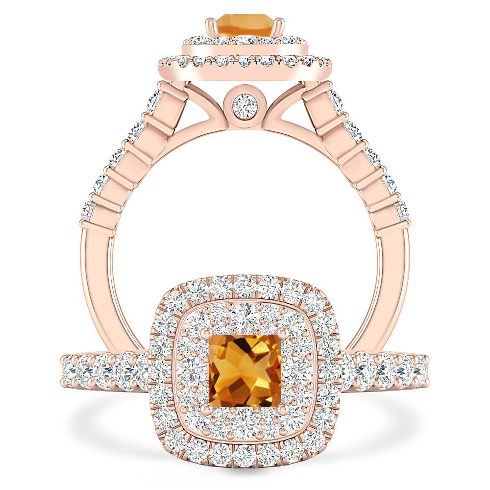 Rose Gold - Citrine