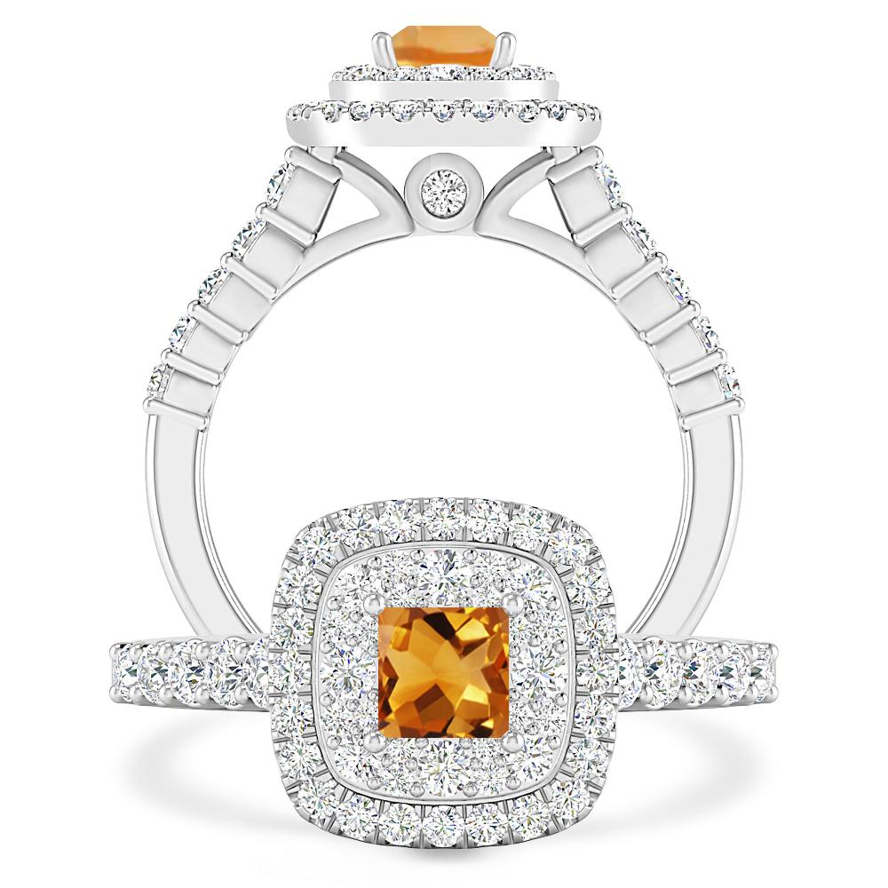 White Gold - Citrine