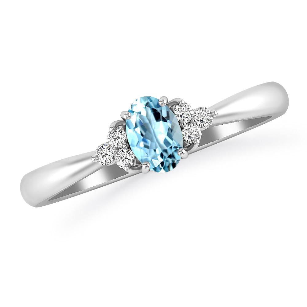 White Gold - Aquamarine