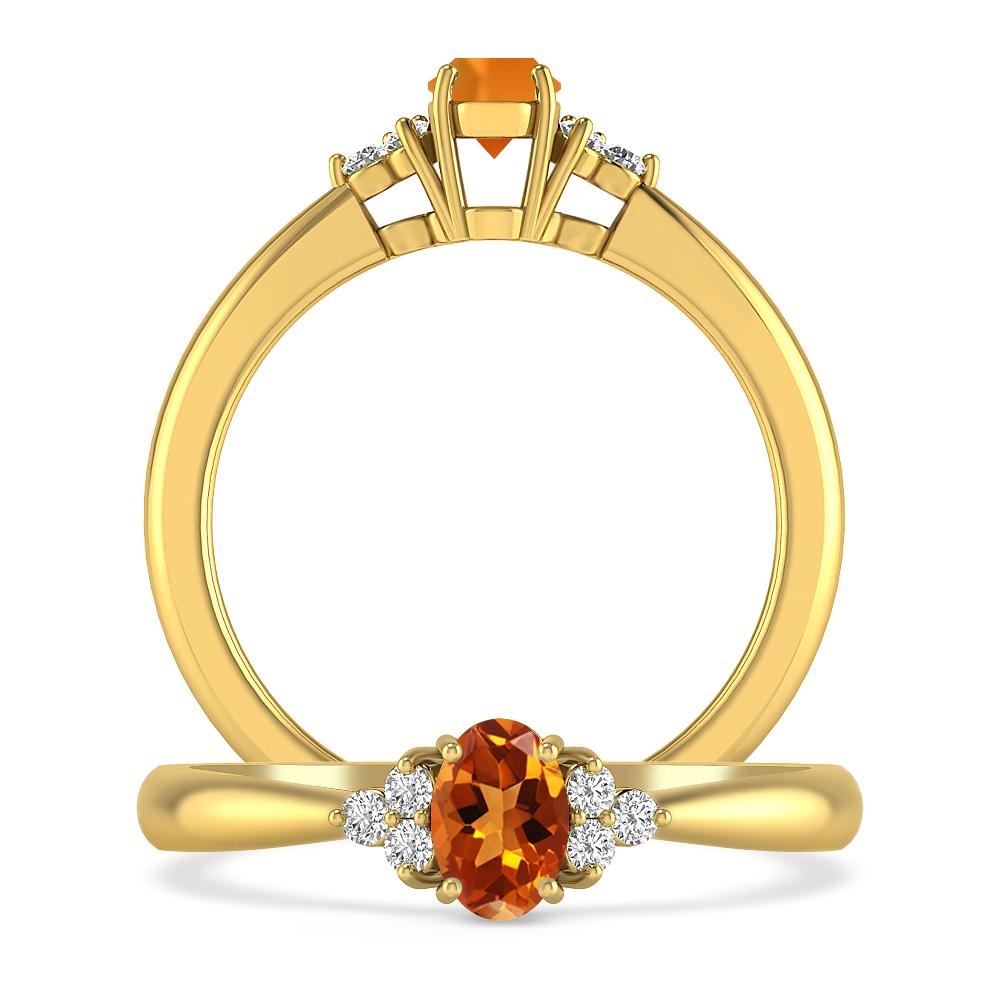 Yellow Gold - Citrine