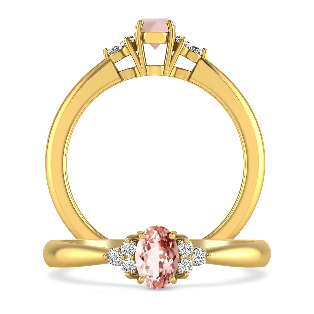 Yellow Gold - Morganite