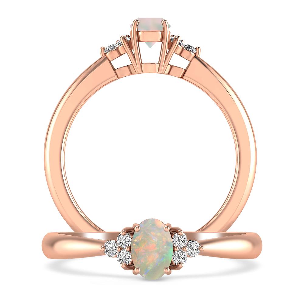 Rose Gold - Opal