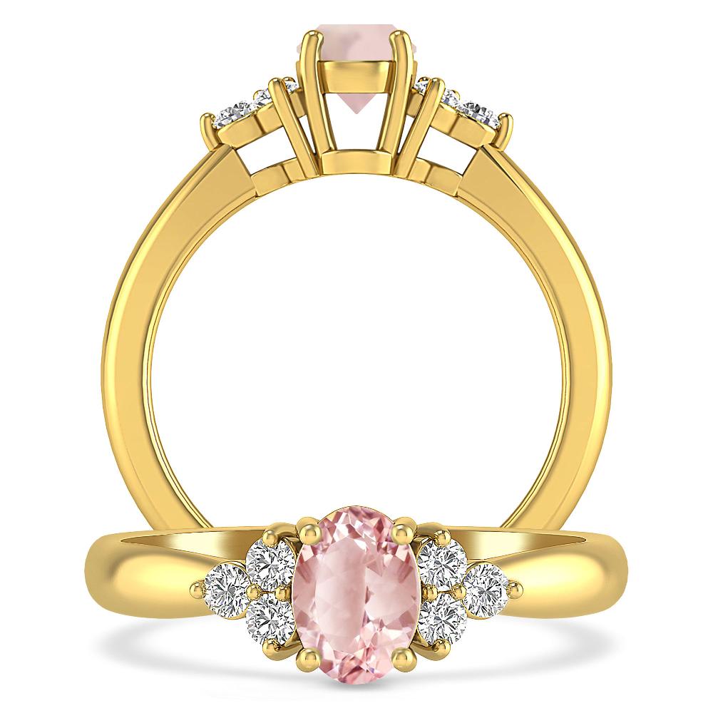 Yellow Gold - Morganite
