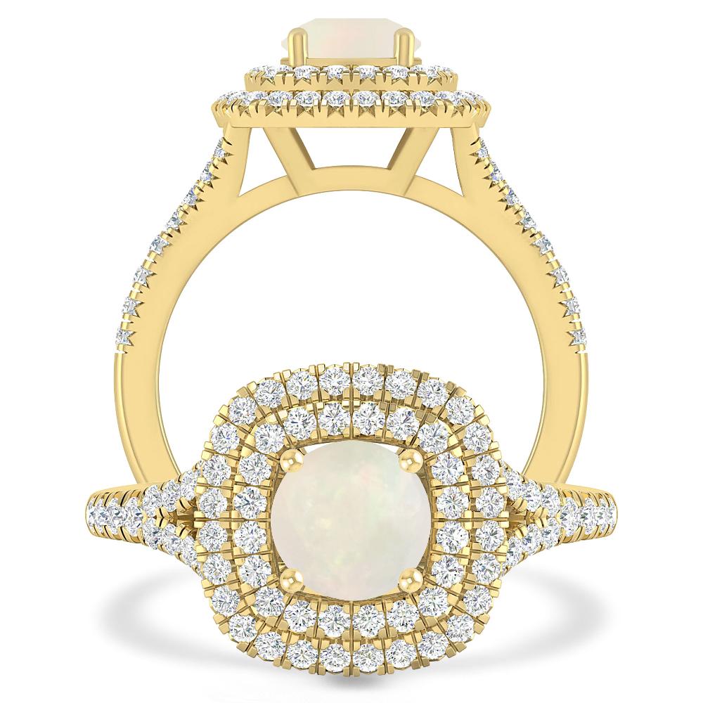 Yellow Gold - Opal