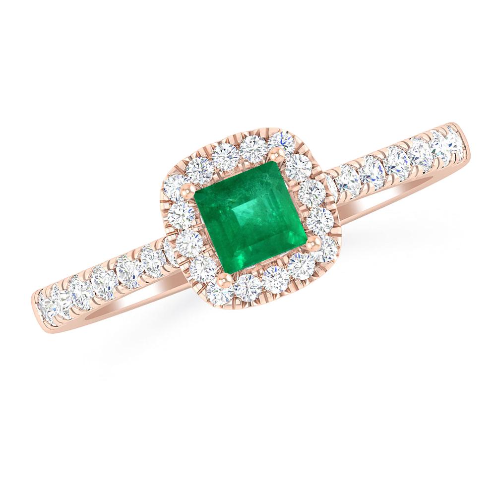 Rose Gold - Emerald