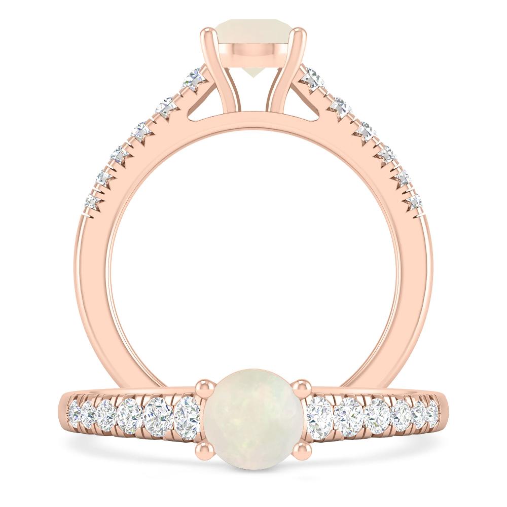 Rose Gold - Opal