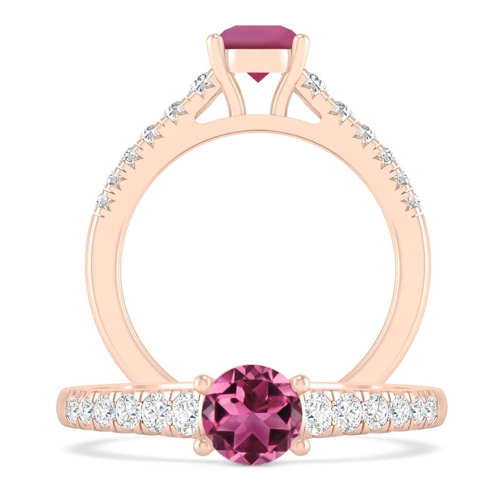 Rose Gold - Pink Tourmaline