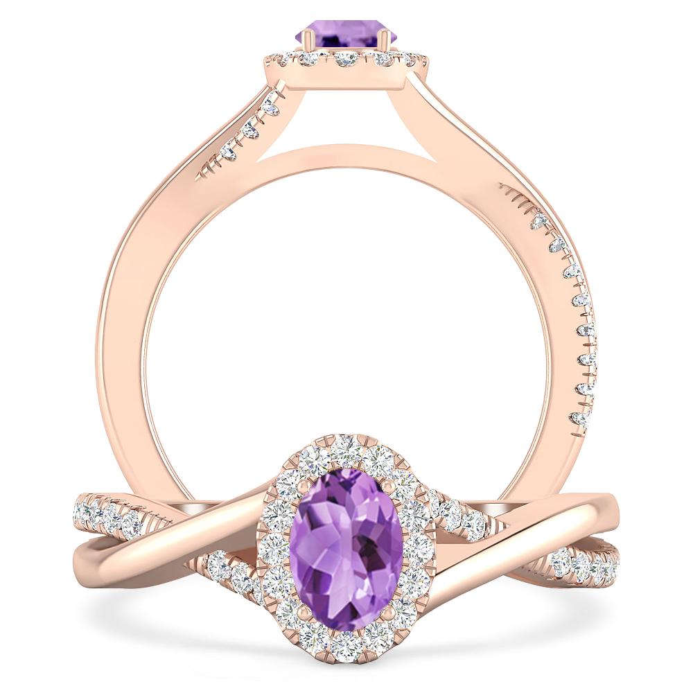 Rose Gold - Amethyst