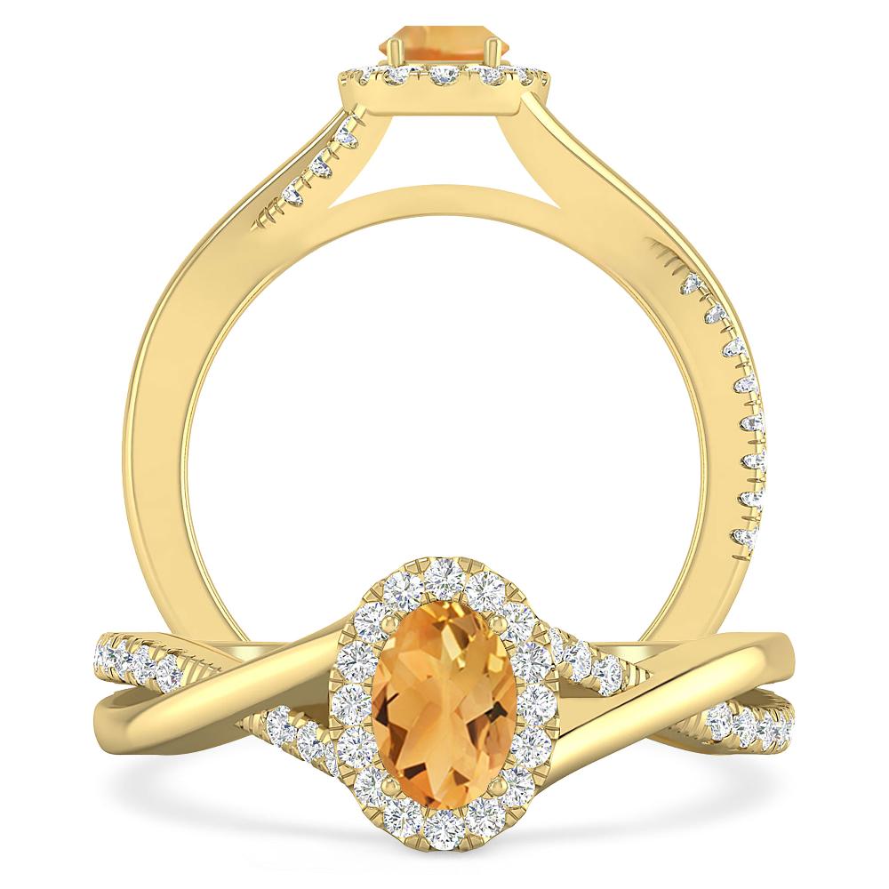 Yellow Gold - Citrine