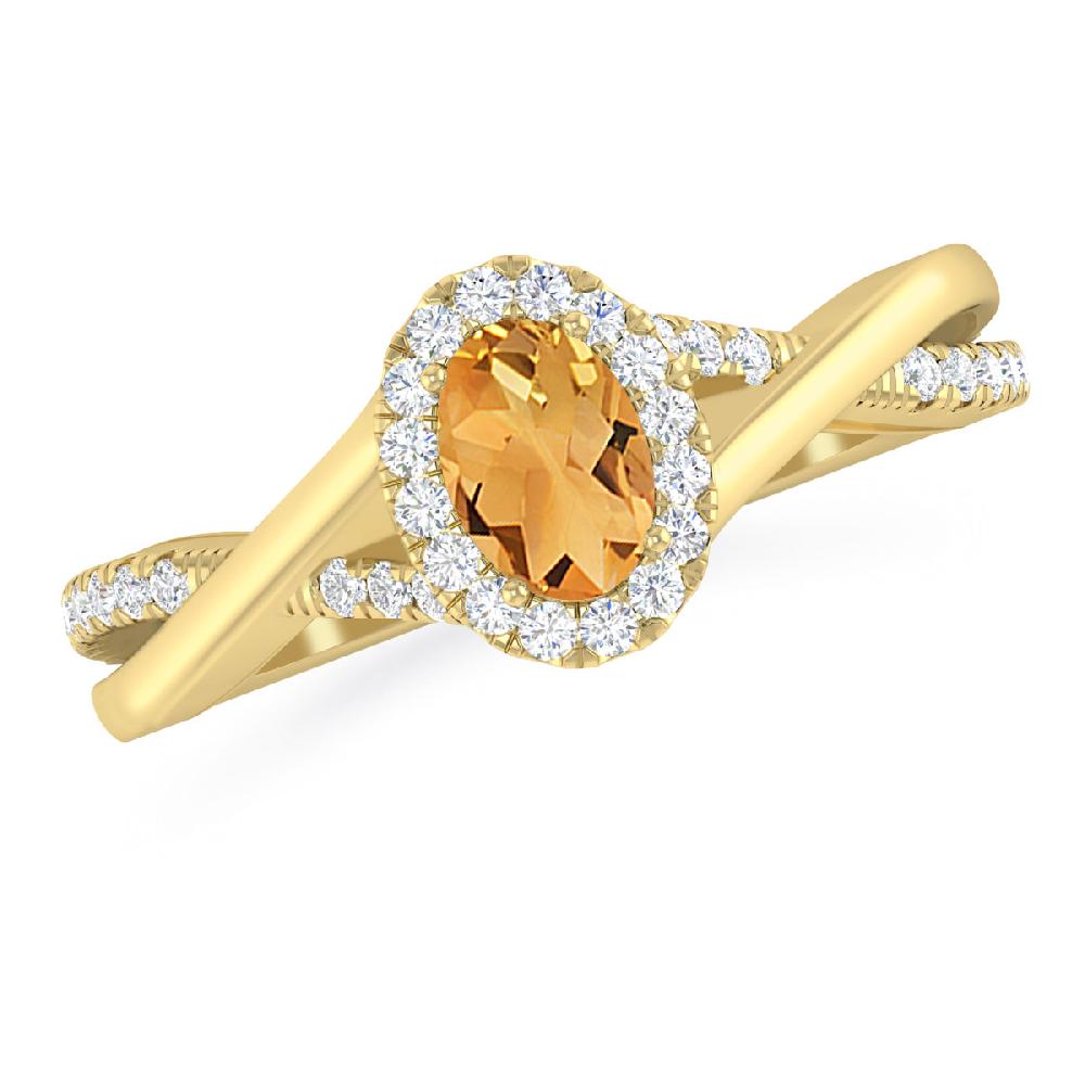 Yellow Gold - Citrine