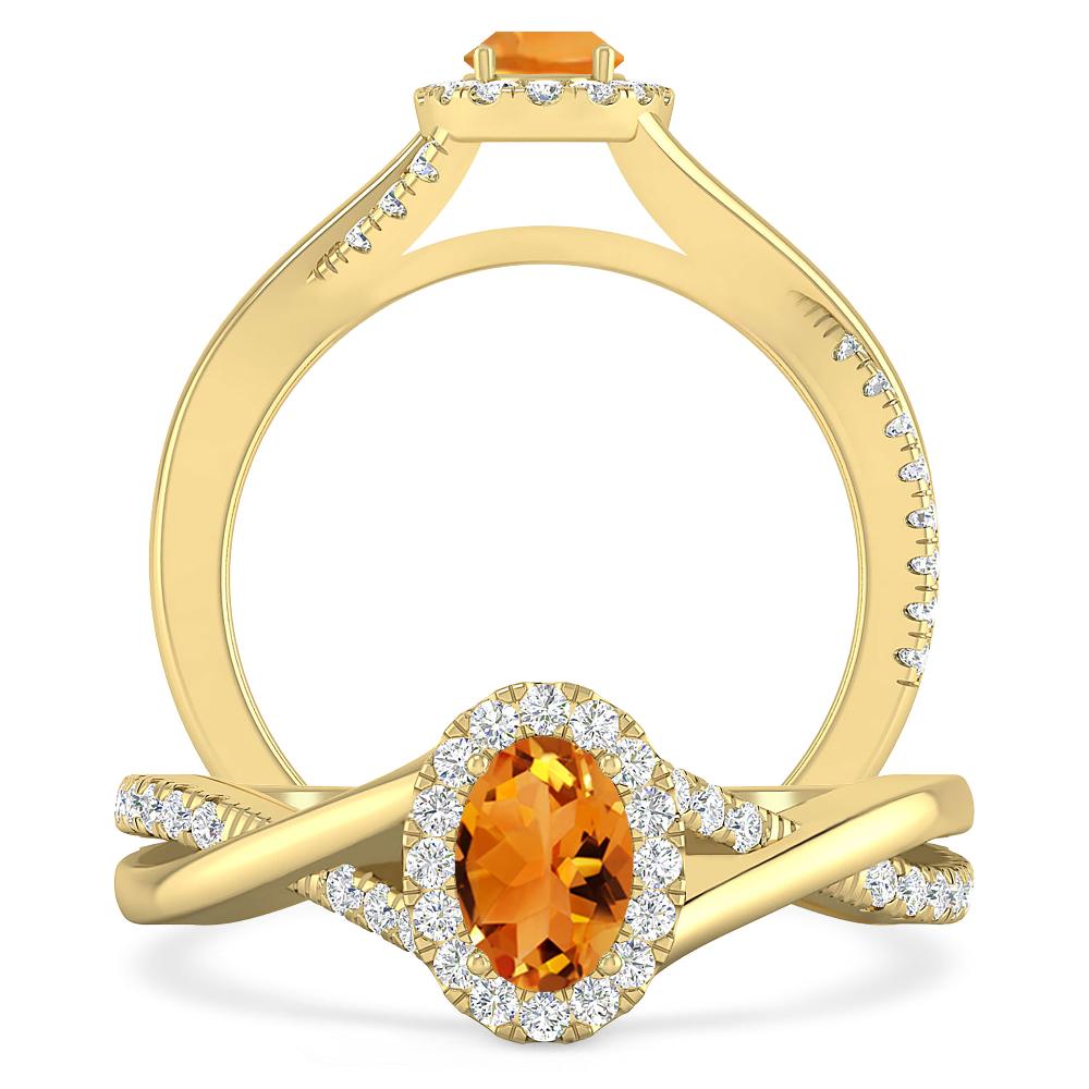Yellow Gold - Citrine