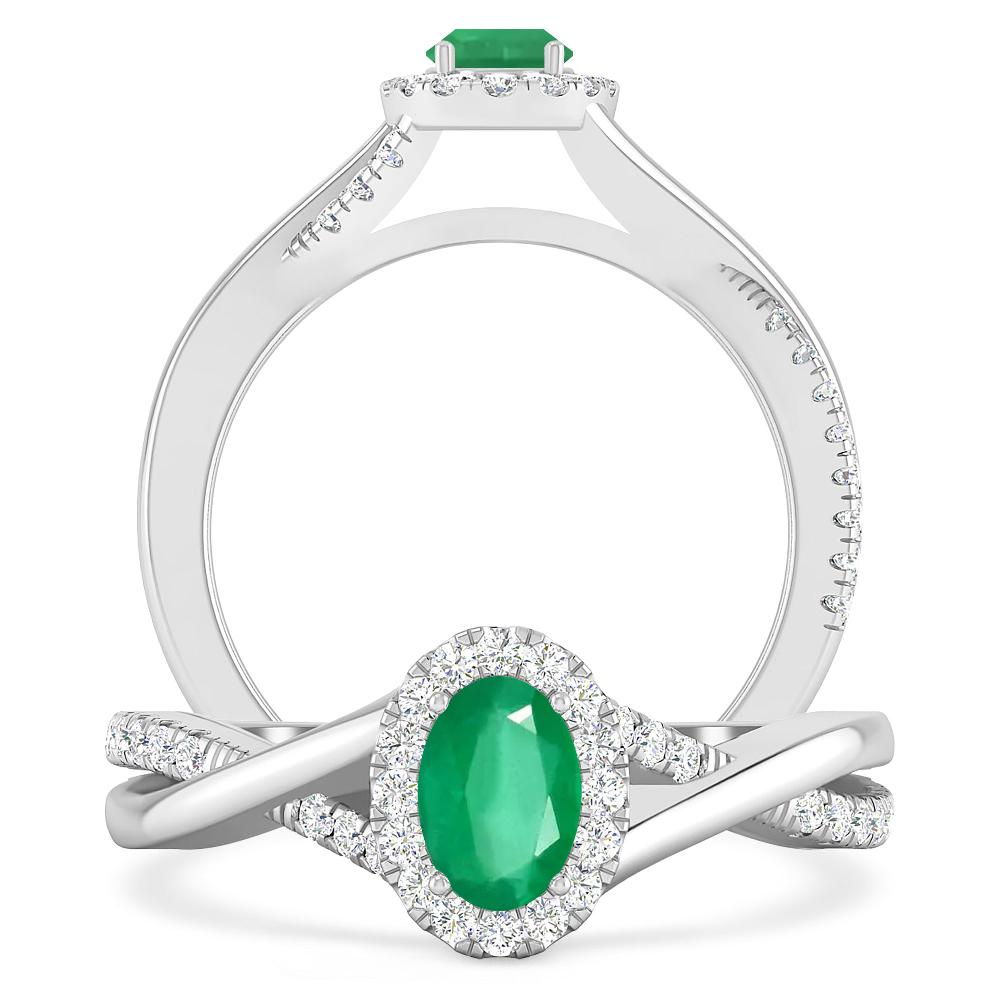 White Gold - Emerald