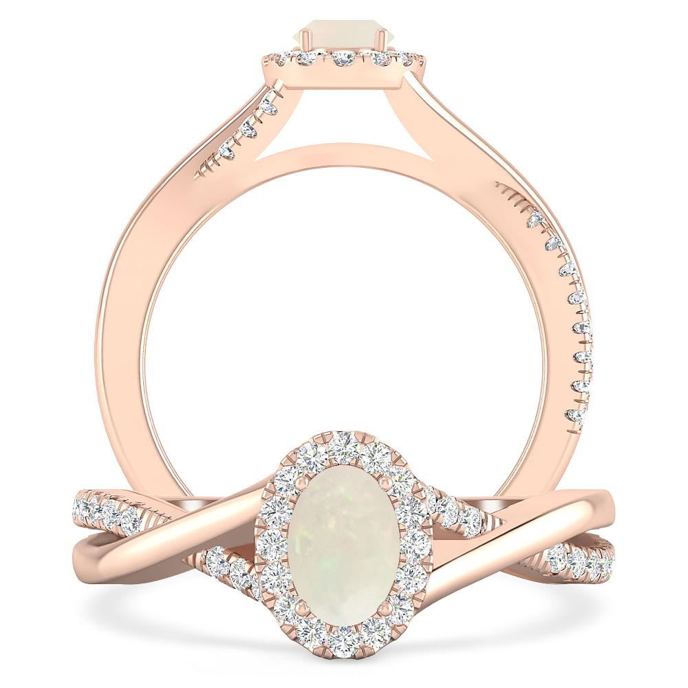 Rose Gold - Opal