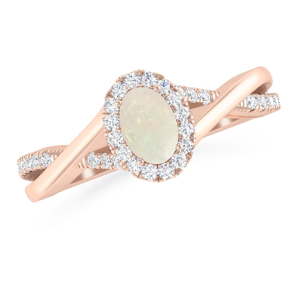 Rose Gold - Opal