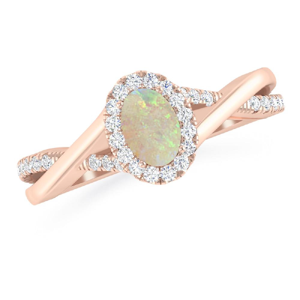 Rose Gold - Opal