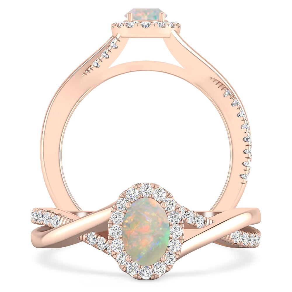 Rose Gold - Opal