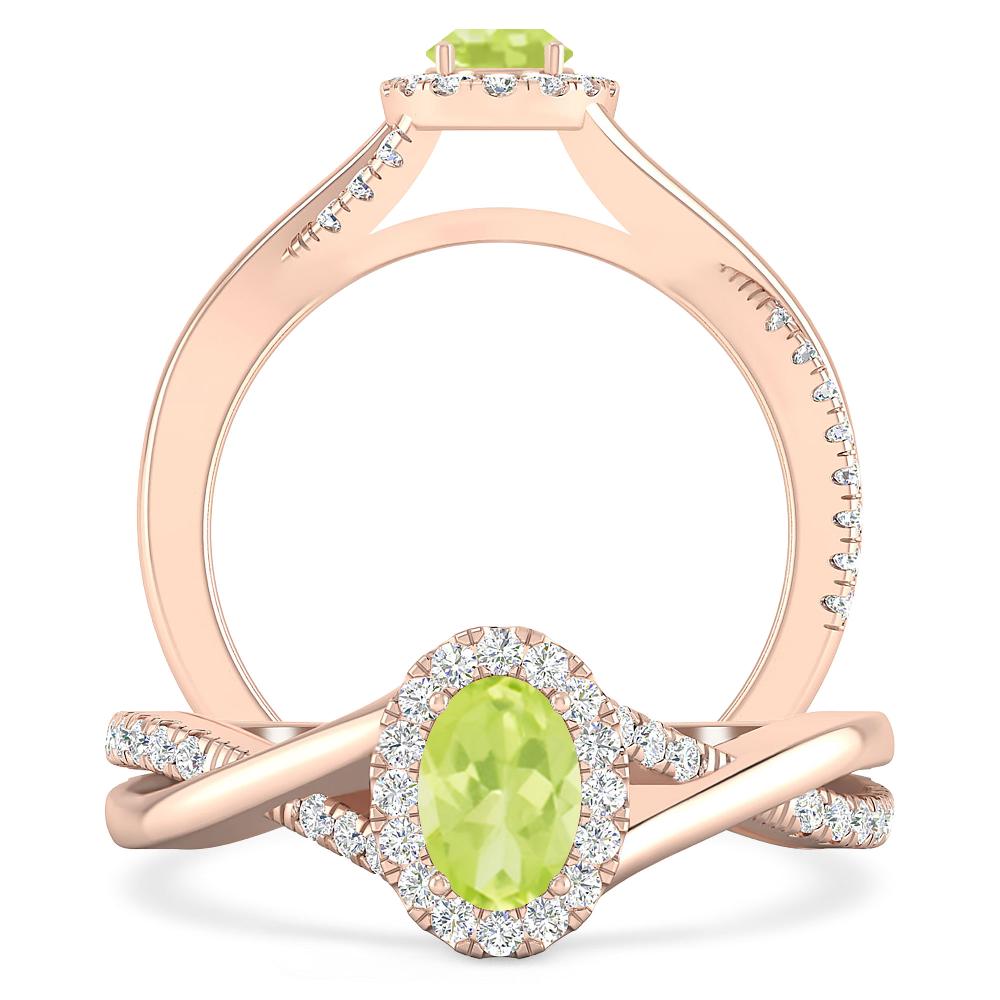Rose Gold - Peridot