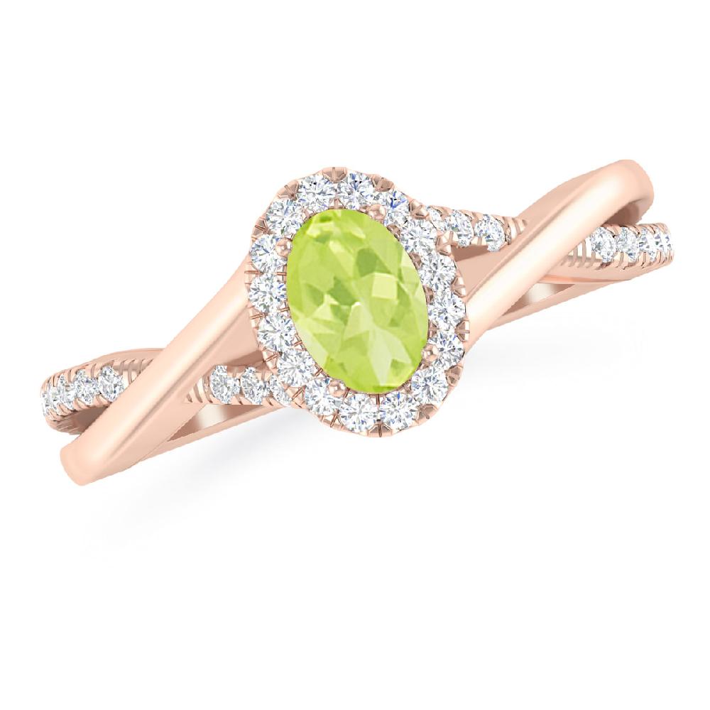 Rose Gold - Peridot
