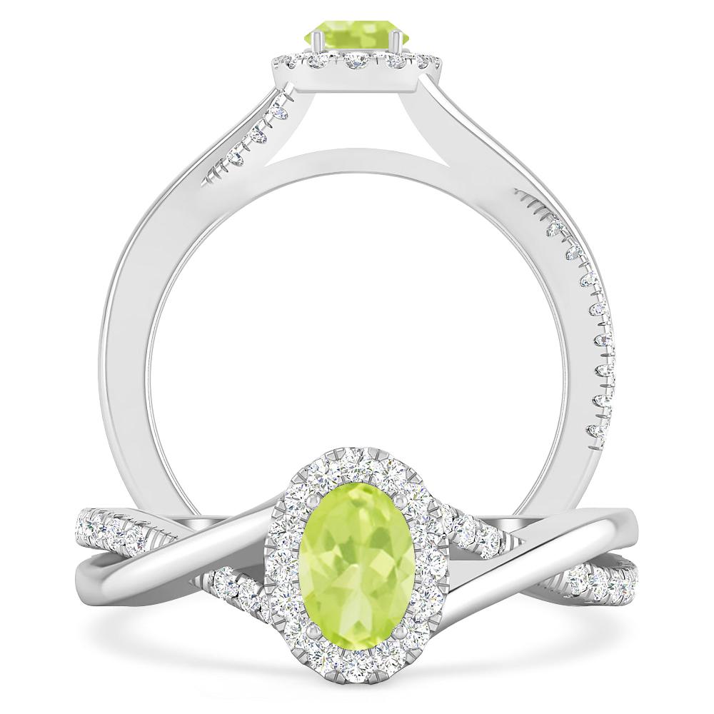 White Gold - Peridot