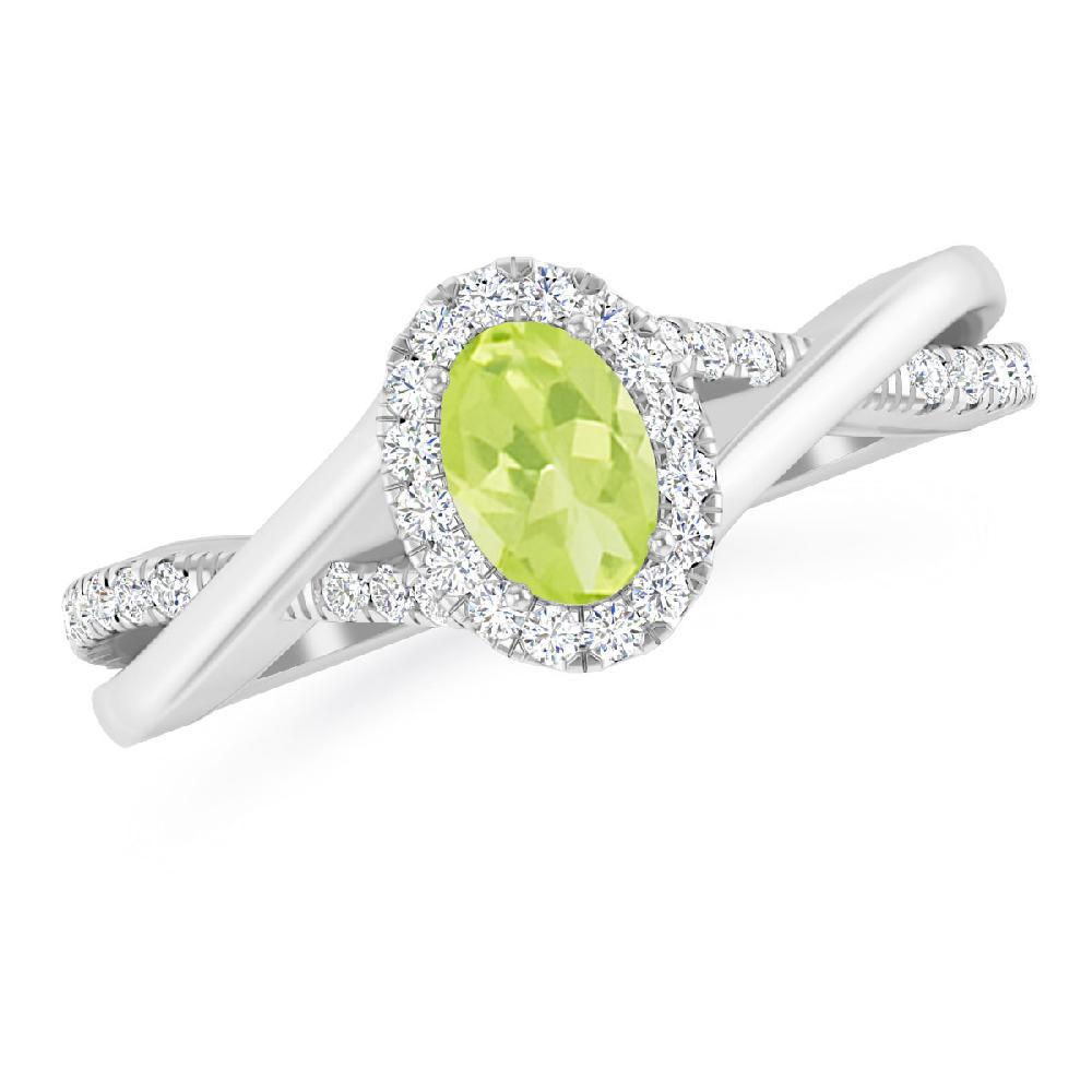 White Gold - Peridot