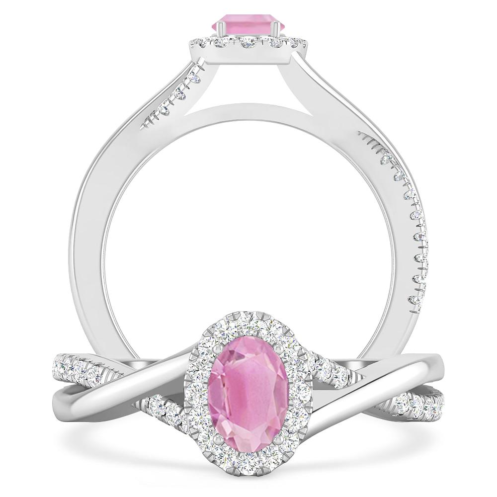 White Gold - Pink Tourmaline