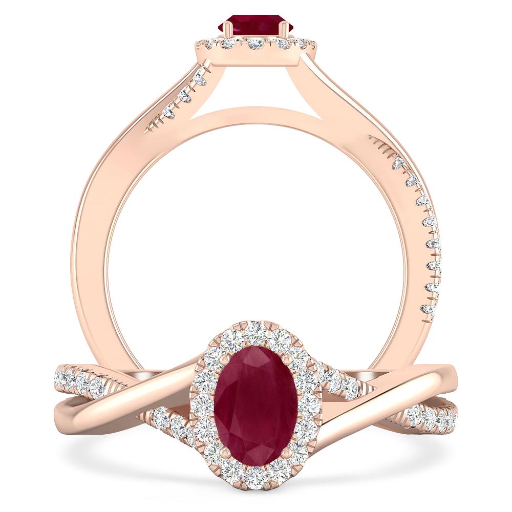 Rose Gold - Ruby