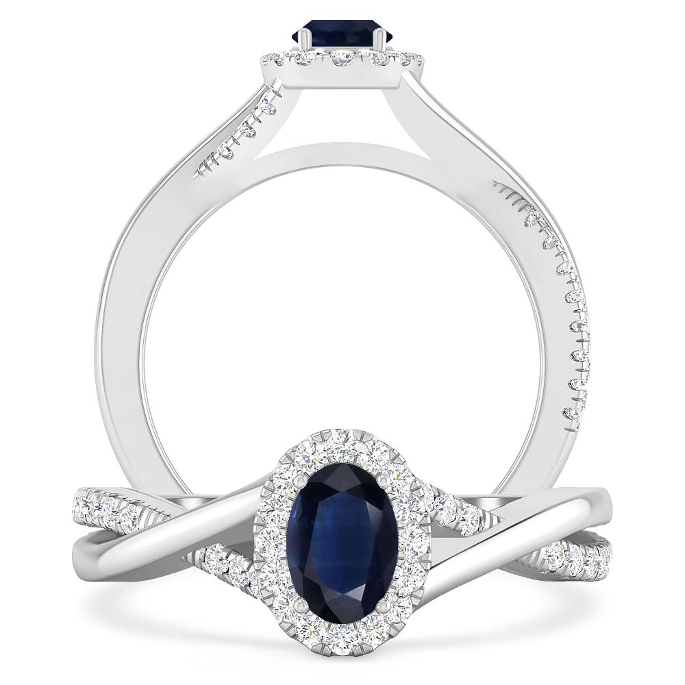 White Gold - Sapphire