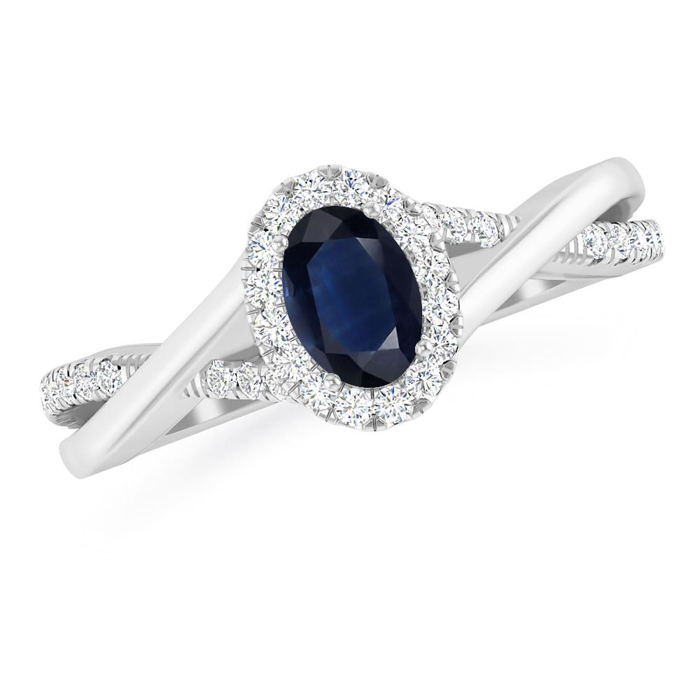 White Gold - Sapphire