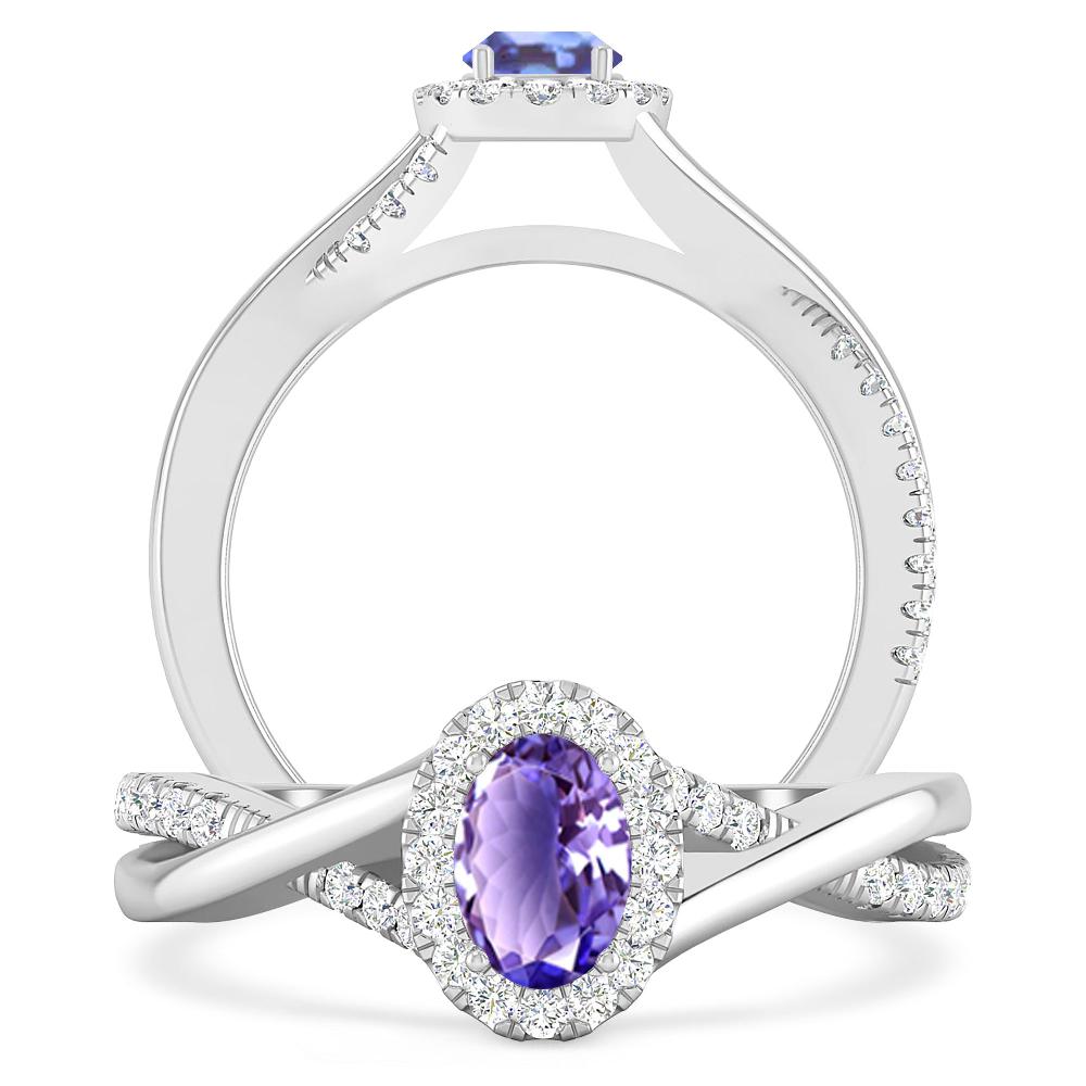 White Gold - Tanzanite