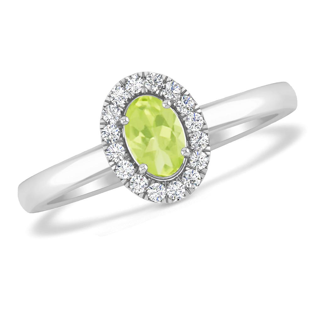 White Gold - Peridot