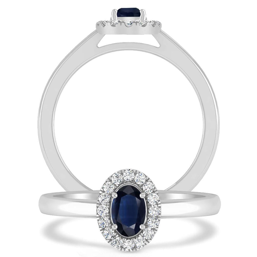 White Gold - Sapphire