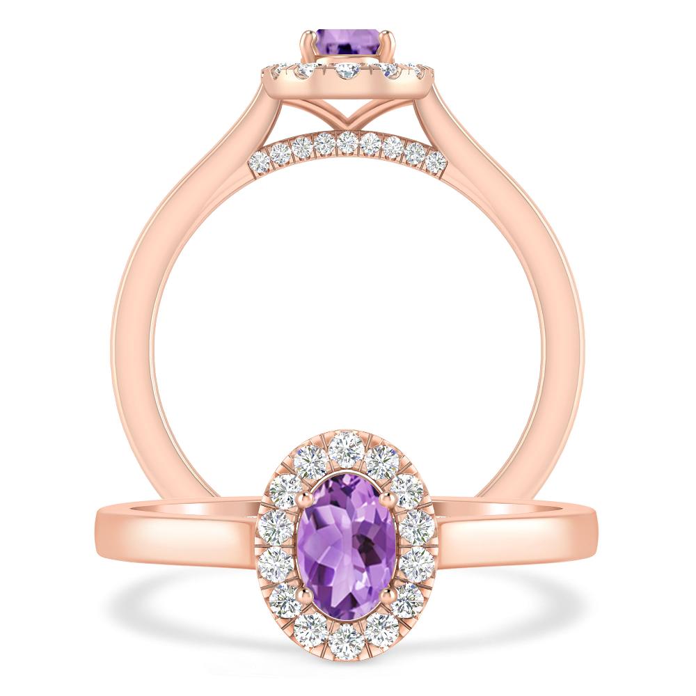 Rose Gold - Amethyst