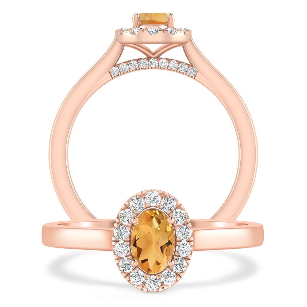 Rose Gold - Citrine