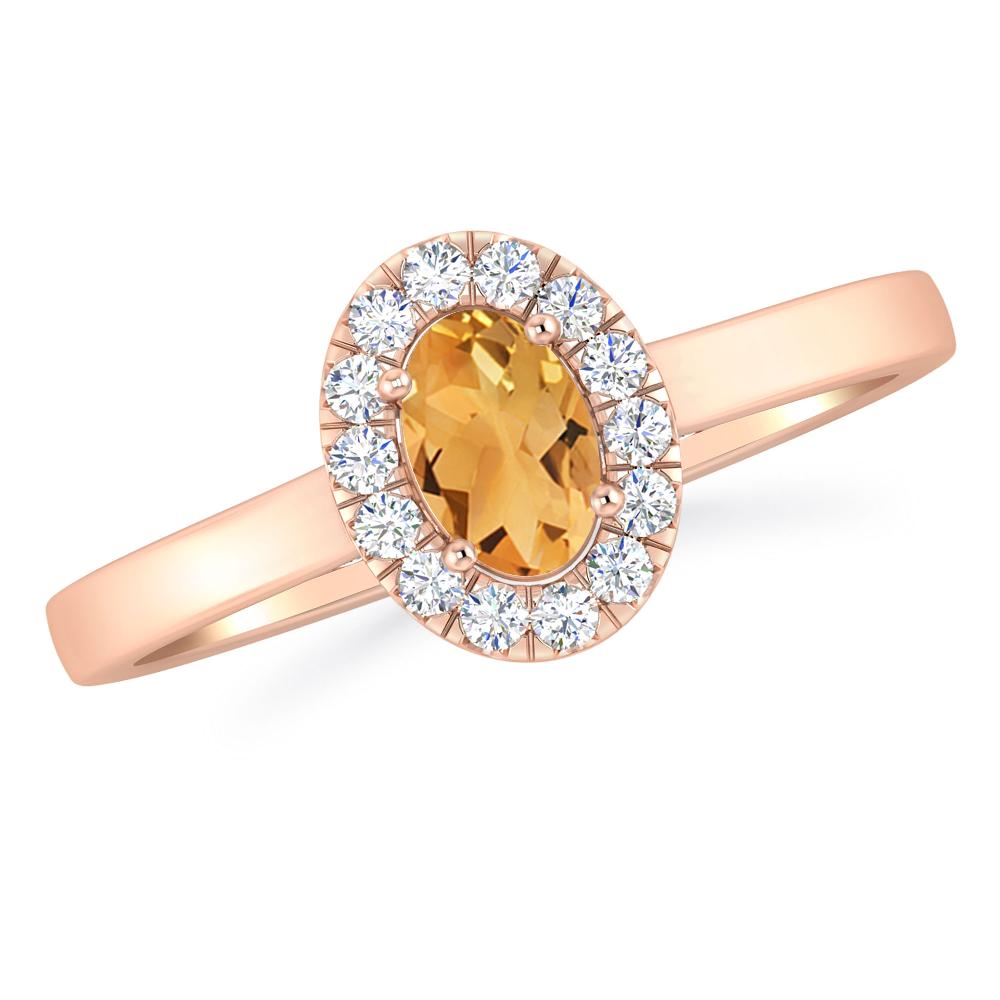 Rose Gold - Citrine
