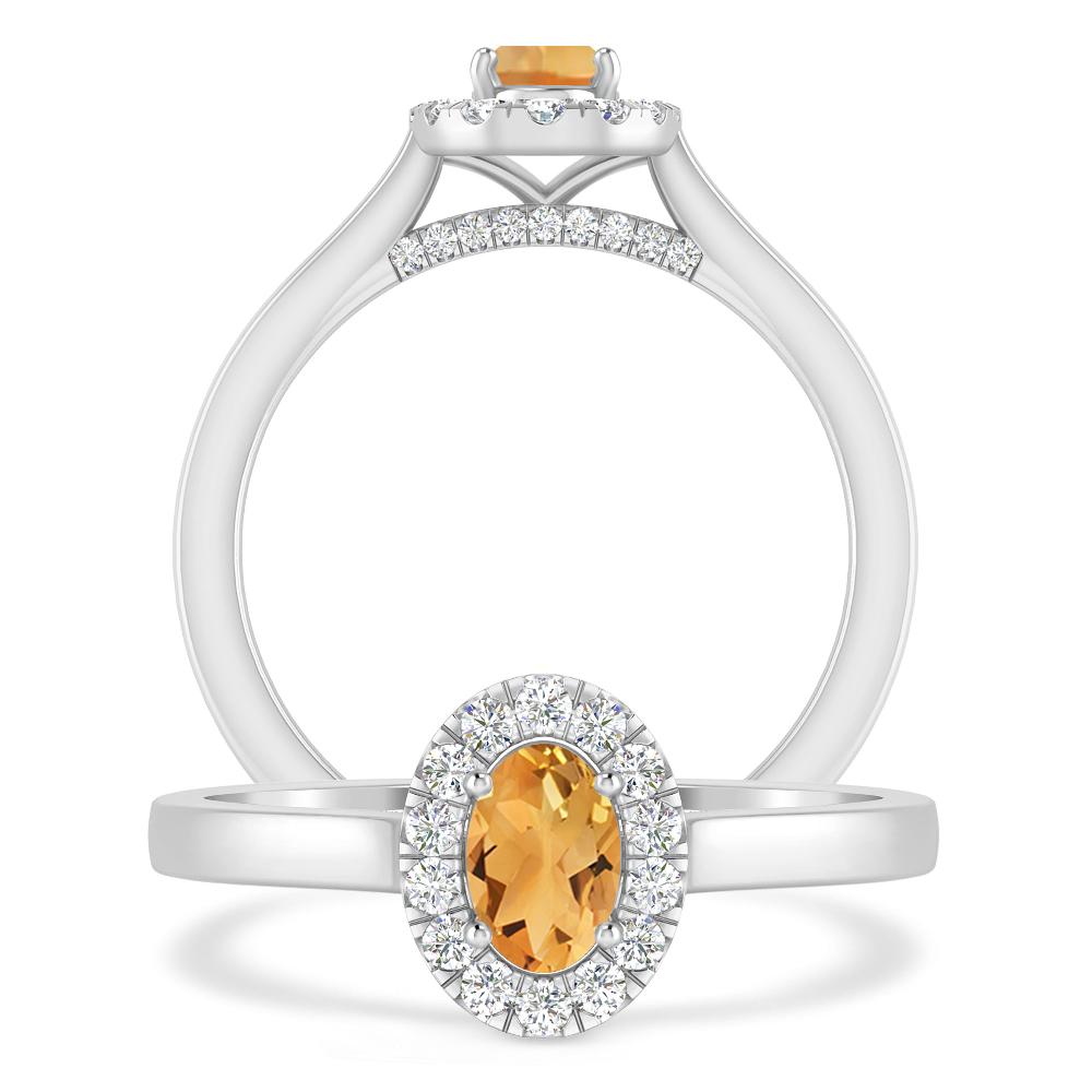 White Gold - Citrine