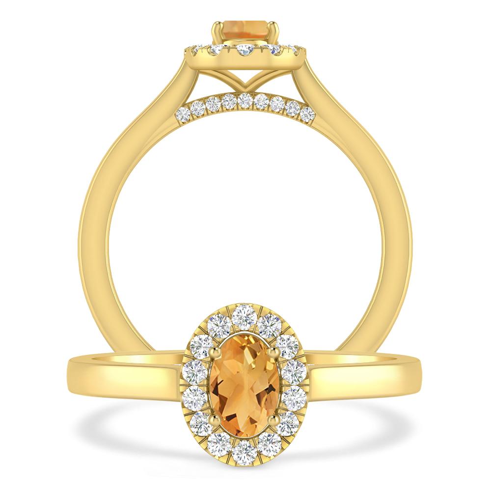 Yellow Gold - Citrine
