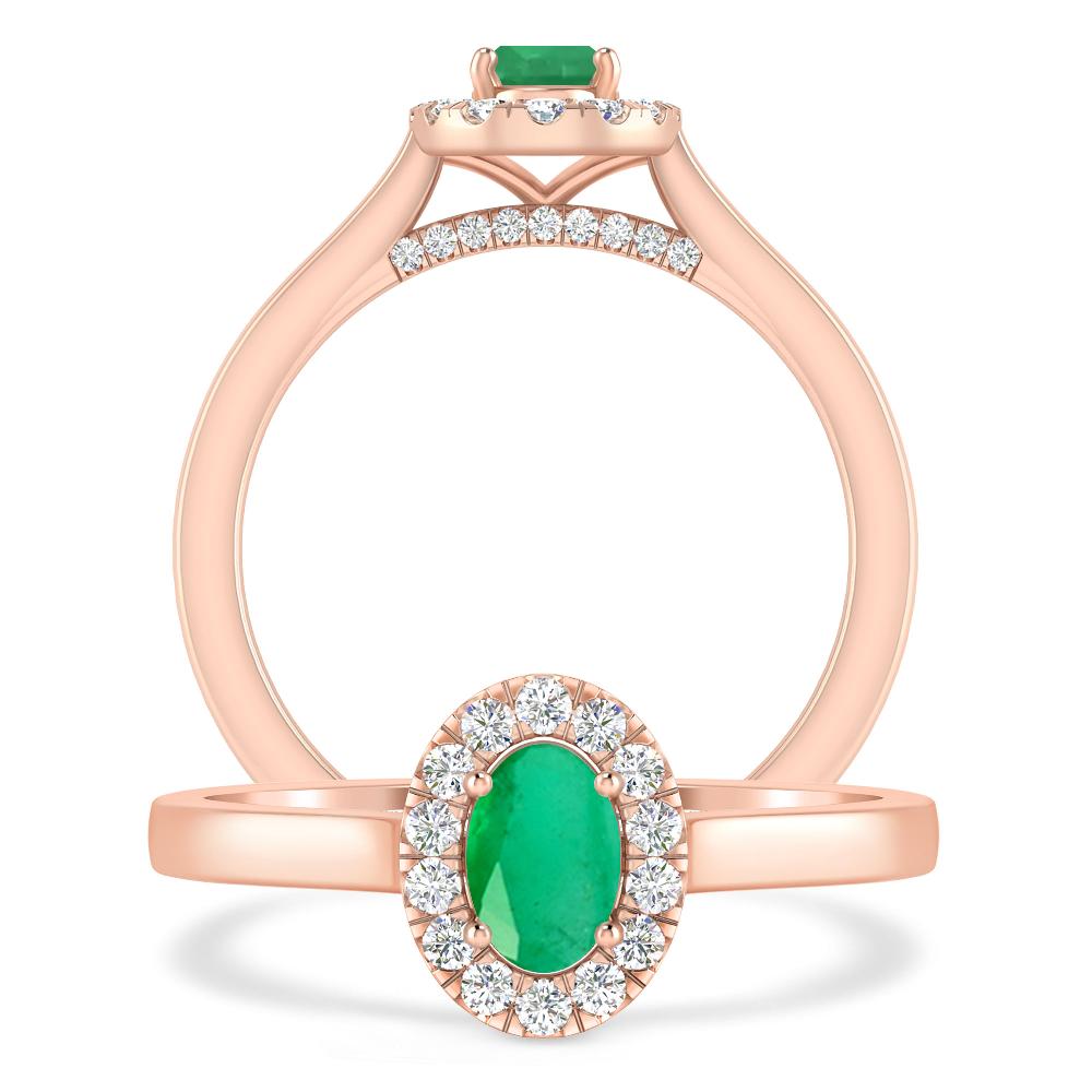 Rose Gold - Emerald