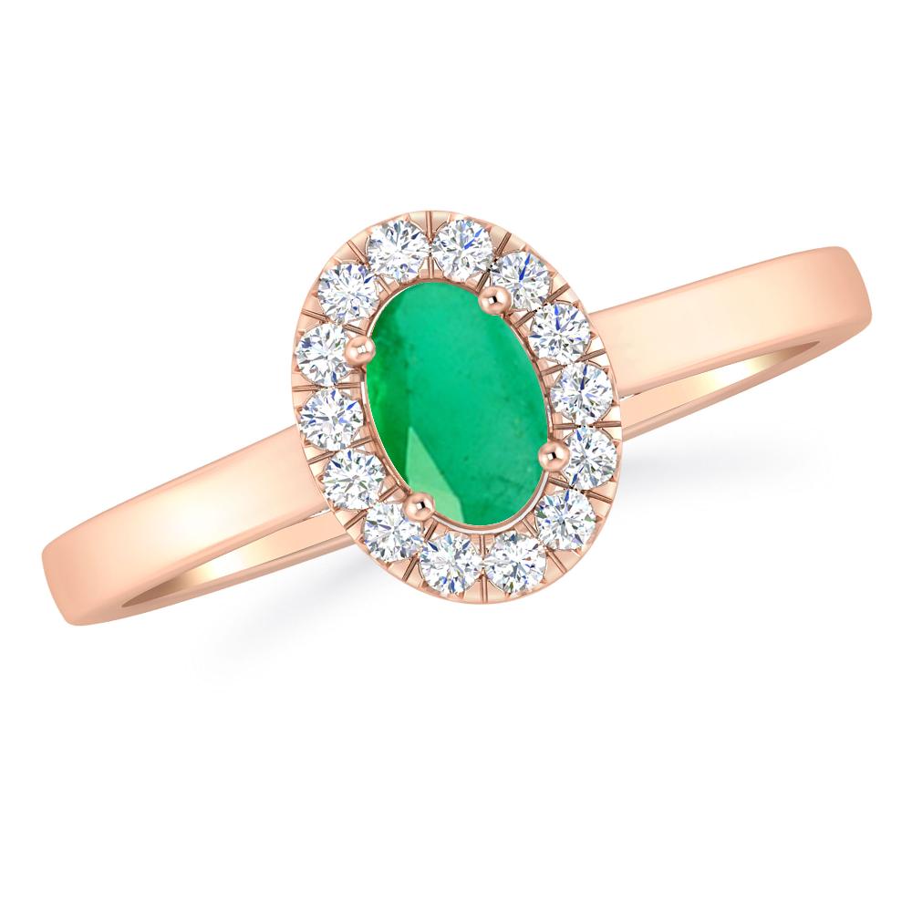 Rose Gold - Emerald