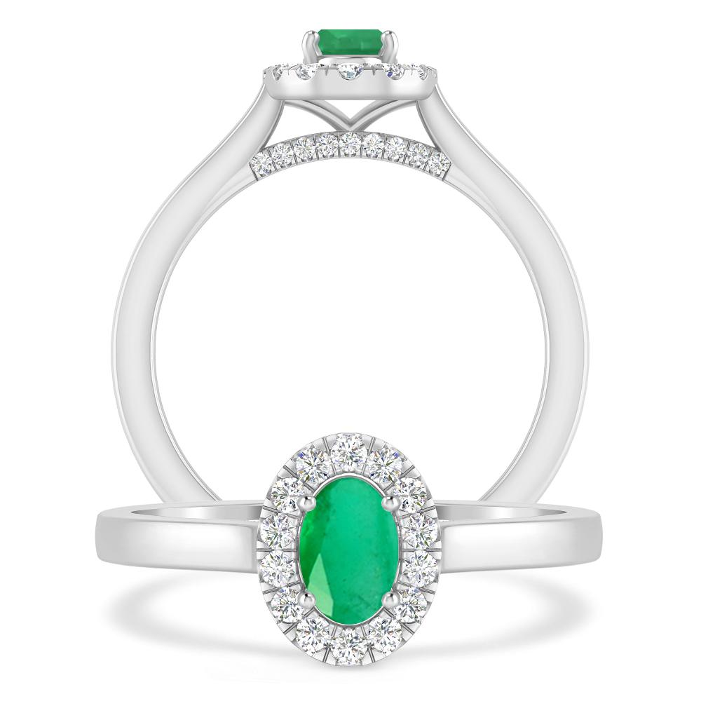 White Gold - Emerald