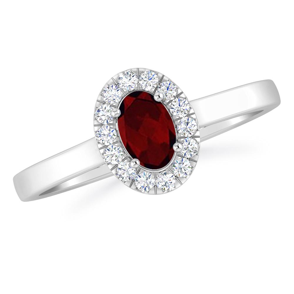 White Gold - Garnet