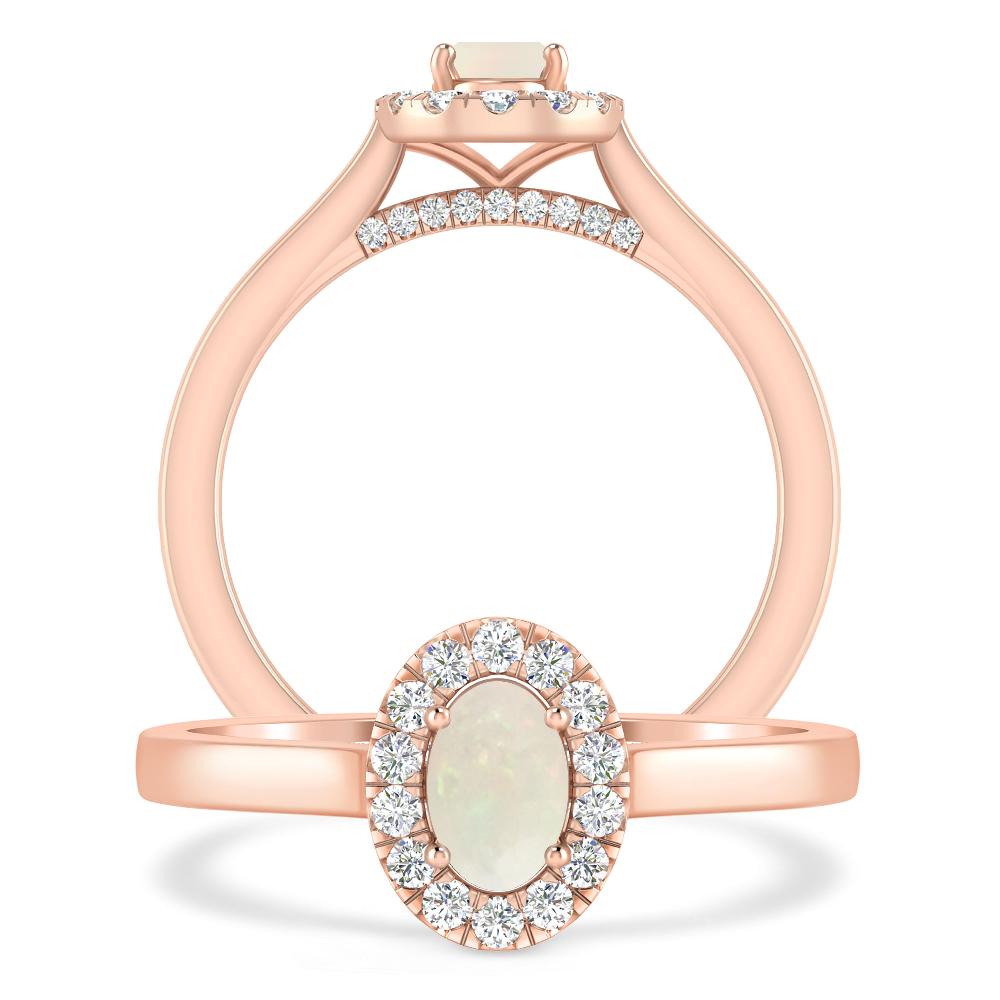 Rose Gold - Opal