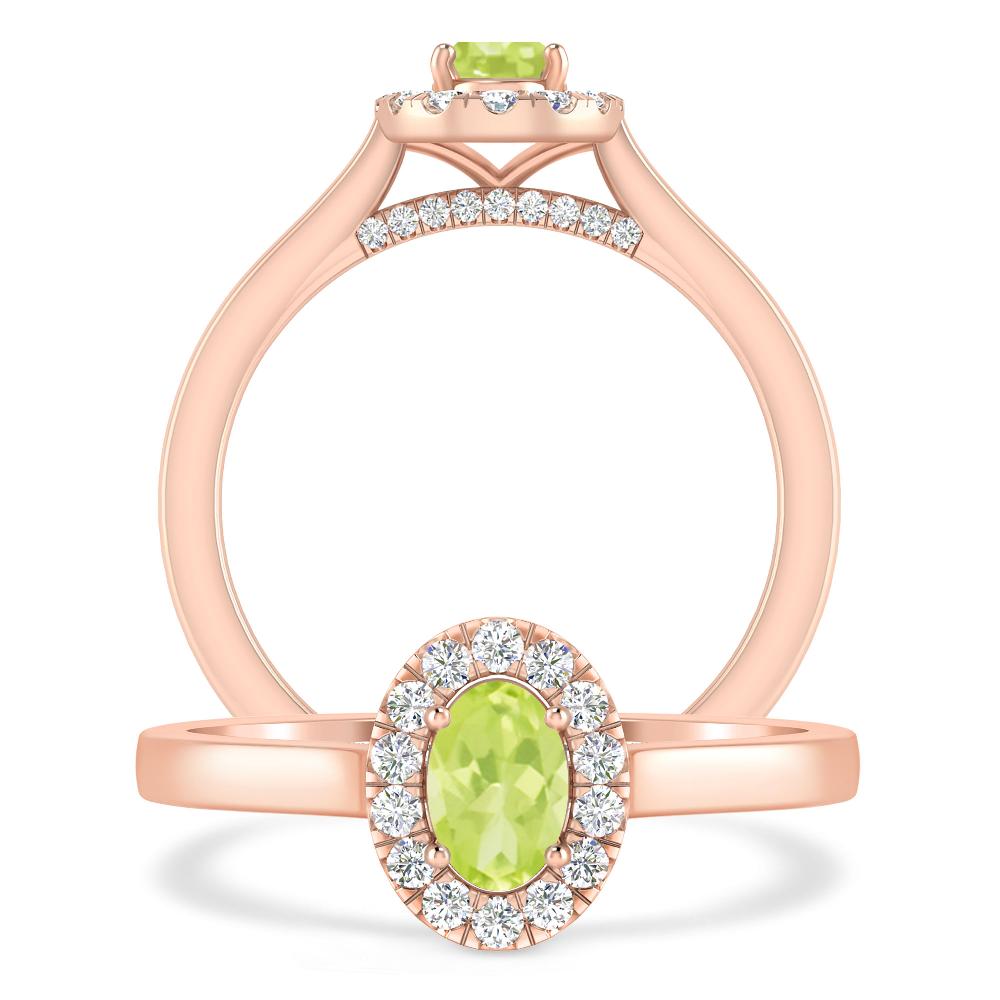 Rose Gold - Peridot