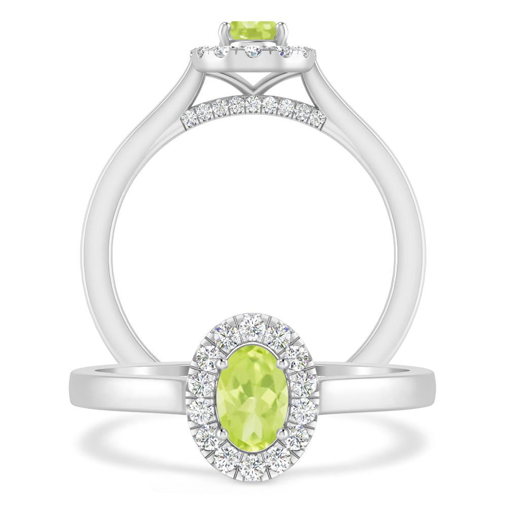 White Gold - Peridot