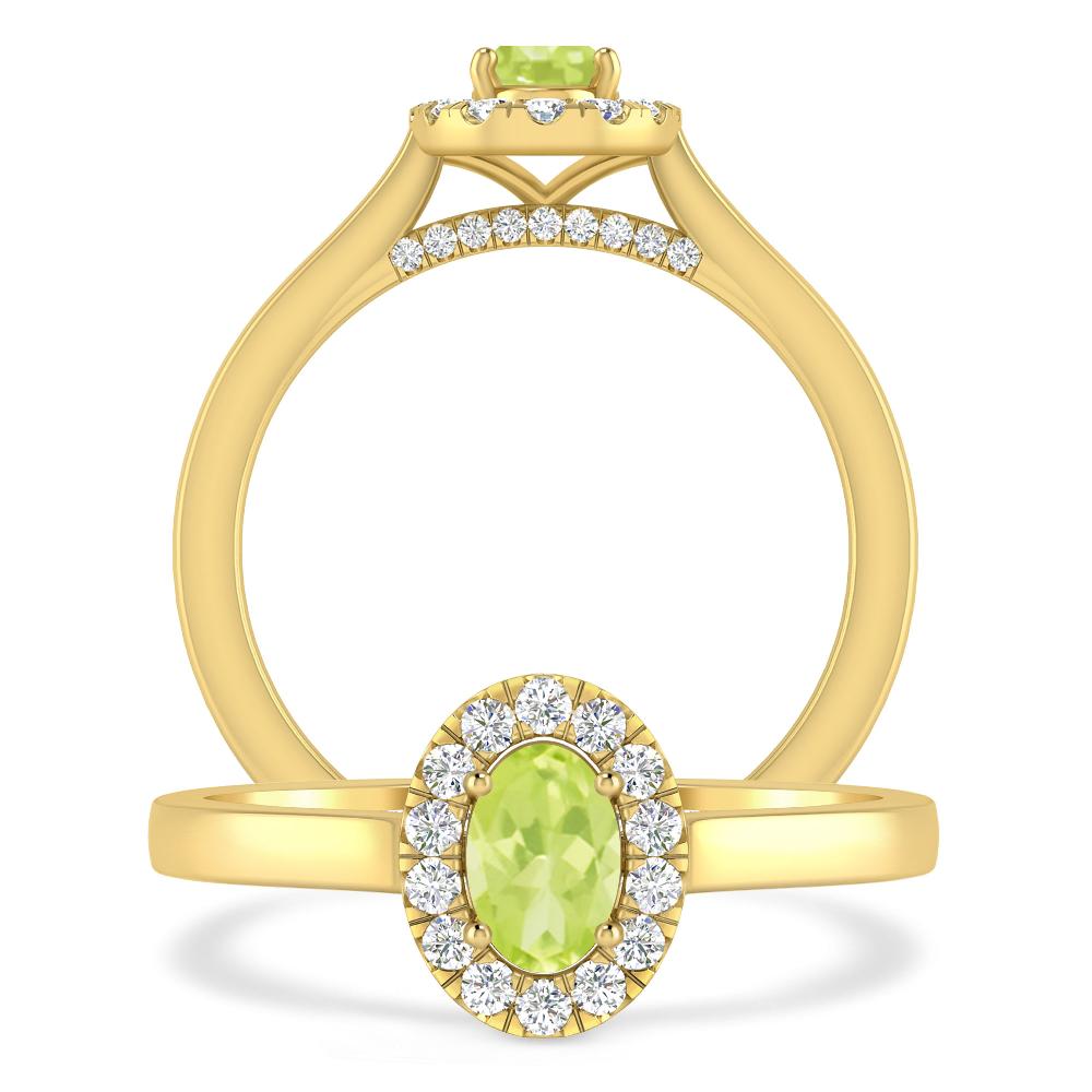 Yellow Gold - Peridot
