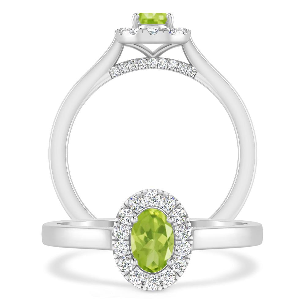 White Gold - Peridot