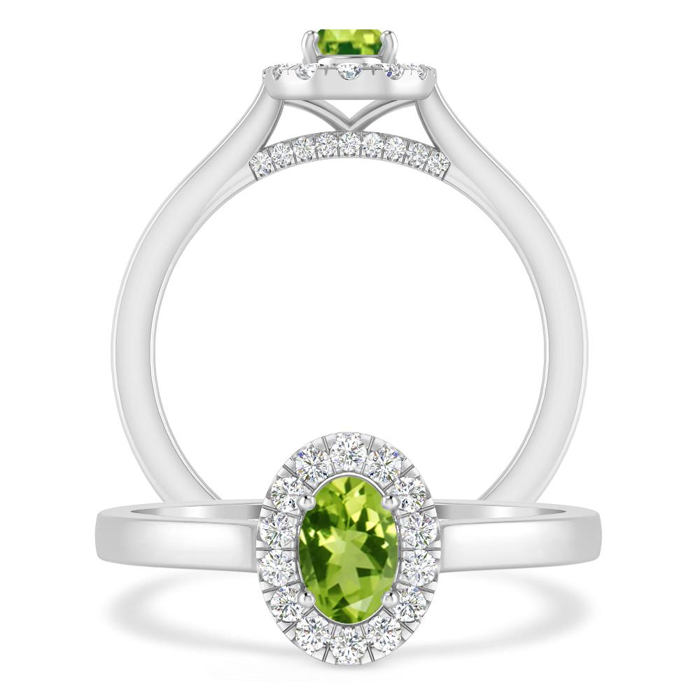 White Gold - Peridot